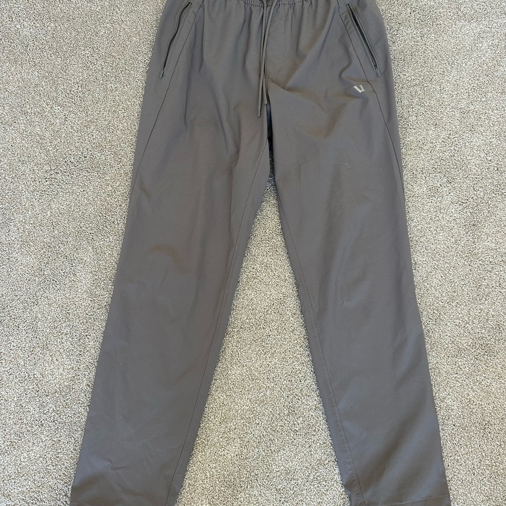 Vuori Mens Athletic Pants Size Medium Beige Drawstring